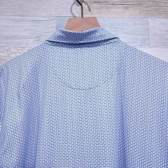 PETER MILLAR Kiawah Ocean Course Summer Comfort Golf Polo Sunglasses Mens Large - Picture 5 of 7